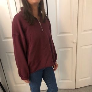 Half quarter zip sweatshirt!!!!